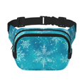 thumbnail image 1 of Disketp Christmas Snow Riñonera de Doble Capa, Bolsa de Cintura Ajustable para Viajes, Correr y Senderismo, Riñonera Ligera para Hombre y Mujer, 1 of 9