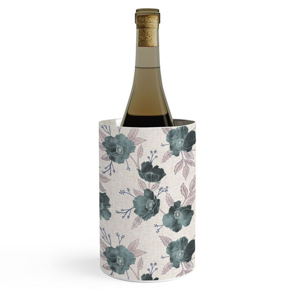 Society6 Schatzi Brown Emma Floral Stone Wine Chiller