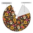 thumbnail image 2 of Picia Sunflowers Mushrooms Print Christmas Tree Skirt , Christmas Tree Skirt Ornaments for Merry Christmas Holiday Party Decorations Indoor Outdoor-30", 2 of 7