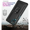 thumbnail image 5 of Classic Kickstand Case for Samsung Galaxy A12 5G Case, Adjustable Built-in Camera Ring Stand, Military-Grade Protection, Scratch-Resistant Acrylic Back Ring Holder Cover Samsung A12 Case - Black, 5 of 5