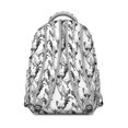 thumbnail image 5 of Farmhouse Chicken Student Backpack for Student Cartoon Egg Hen Chick Pattern Rustic Cluck Coop Design Farm Print School Bag, 5 of 5
