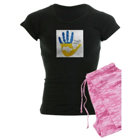 

CafePress - Ukraine Pajamas - Women s Dark Pajamas