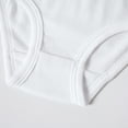 thumbnail image 4 of Wowoo Place Little Girls Cotton Underwear White Panties 10-Pack,Size 4T, 4 of 5