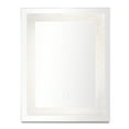 thumbnail image 3 of Dyconn Faucet Edison Crystal Horizontal/Vertical Wall Mounted Backlit LED Bathroom Vanity Mirror with Touch ON/OFF Dimmer (12"W X 16"H ), 3 of 5