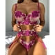 thumbnail image 2 of Gibobby Lencería sexy para mujer Conjunto de Lencería de Malla, Conjunto de Lencería Elegante para Dama para Noche de Bodas(Morado, M), 2 of 5