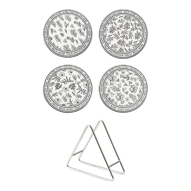 Estera de aislamiento térmico para olla caliente, posavasos creativos para bebidas, tapete para tazas para mesa de comedor y café, 4 Uds.
