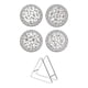 thumbnail image 1 of Posavasos decorativos para bebidas, posavasos para café, tapetes de cocina para cafetería, mesa de comedor, hogar, Bar, cocina, 4 Uds., 1 of 9