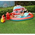 thumbnail image 2 of Northlight 82" Fire Engine Inflatable Swimming Spray Pool and Play Center, 2 of 2