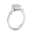thumbnail image 2 of 3/4Ct TDW Diamond 14k White Gold Halo Engagement Ring (I-J, I2), 2 of 4