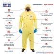 thumbnail image 2 of ChemSplash® 1, Chemical Splash Coverall with Attached Hood, Elastic Wrists & Ankles, Serged Seams, Elastic Back, 2 of 2