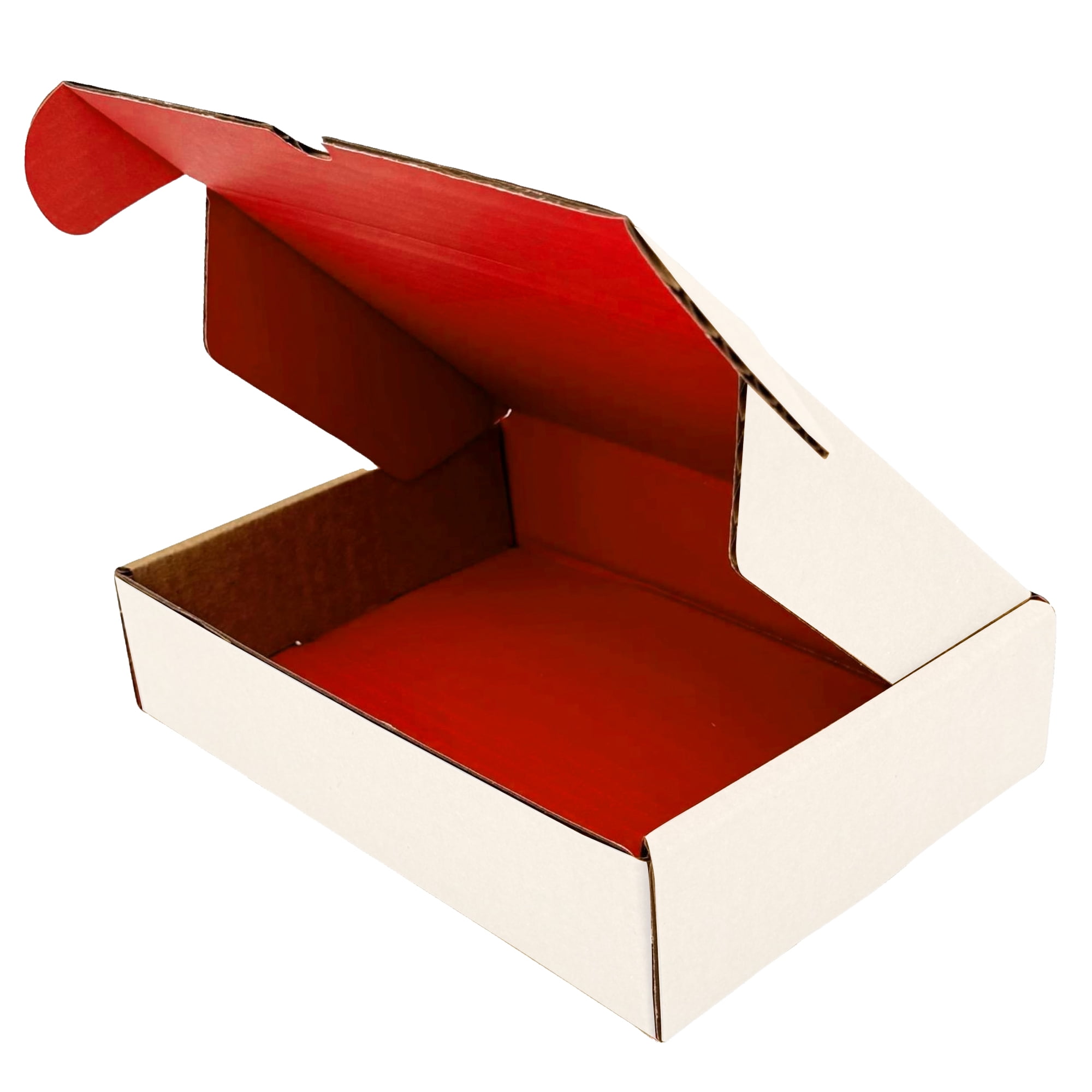 Ucanpack Corrugated Red Mailer Box ECT-32 Medium Heavy Duty Moving Box , 9 x 6¼ x 2" - 50 Pcs