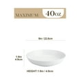 thumbnail image 6 of vancasso Pasta Bowls, Porcelain Salad Bowls Set of 6, Large White Serving Bowls, Soup Bowls, 40oz, 6 of 7