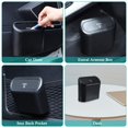 thumbnail image 4 of Car Trash Can with Lid, Waterproof Vehicle Trash Bin Car Dustbin Garbage Organizer, Mini Hanging Garbage Bin Trash Container with Garbage Bag for Auto Cars, Home, Office, 4 of 6