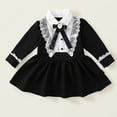 thumbnail image 2 of Mikilon Girl Long Sleeve Dress Cotton Casual Applique Christams Tunic Shirt Clothes, 2 of 9