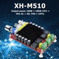thumbnail image 4 of Placa amplificadora TDA7498, protección contra sobrecalentamiento, placa amplificadora XH-M510 de clase D, 4 of 9