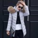 thumbnail image 2 of Winter Womens Midi Faux Collar Down Jacket -6XL Gray - 6XL BLESIY Chaqueta de plumón para mujer, 2 of 7