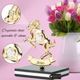 thumbnail image 6 of Matashi 24K Gold Plated Zodiac Figurine Aries Design with Crystal Accents Astrological Decorative Tabletop Display – Single Piece, 6 of 7