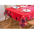 thumbnail image 1 of Mantel de fiesta ZHAOCHENG Feliz Navidad tela técnica impresa 39,3*55,1 pulgadas rojo, 1 of 5