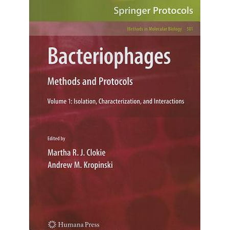 Bacteriophages Methods And Protocols Volume 1