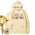 thumbnail image 1 of RXIRUCGD Ladies' Casual Hooded Sweatshirt Jacket, Khaki, Size: L, 1 of 4