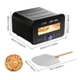 thumbnail image 6 of Advwin Electric Indoor Pizza Oven Countertop, 6 Presets, Heats 840℉, Digital Temperature Control, Black, 6 of 7