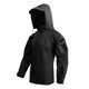 thumbnail image 4 of pstuiky manga larga de hombre, Camiseta deportiva de manga corta con cuello alto para hombre, color liso, para entrenamiento al aire libre camisetas de hombre s, 4 of 8
