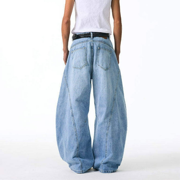 DDAPJ pyju Clearance Today Prime! Men's Baggy Hip Hop Jeans