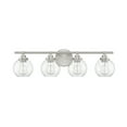 thumbnail image 2 of Carson 4-Light Bathroom Vanity Light in Satin Nickel, 2 of 5
