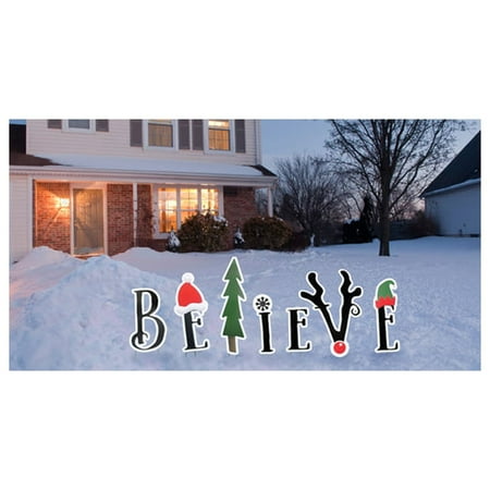 Advanced Graphics Believe - OUTDOOR Yard Signs