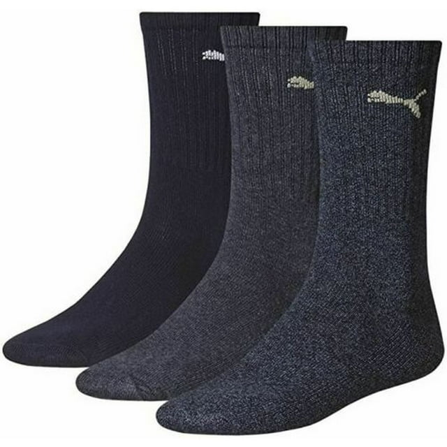 Puma Chaussettes de Sport Montantes pour Adultes (Lot de 3)