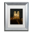 thumbnail image 2 of Trademark Fine Art "Notre-Dame de Paris" Canvas Art by Michael Blanchette Photography White Matte, Silver Frame, 2 of 3