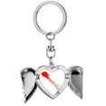 thumbnail image 1 of Traditional Chinese Kite Octopus Pattern Heart Angel Wing Key Chain Holder, 1 of 3