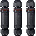 thumbnail image 1 of 3 PCS IP68 Waterproof Junction Box Outdoor Coupler 1mm-13mm (Black, PVC), 1 of 5