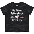 thumbnail image 3 of Inktastic My Great Grandma Loves Me Heart Great Grandchild Boys or Girls Toddler T-Shirt, 3 of 5
