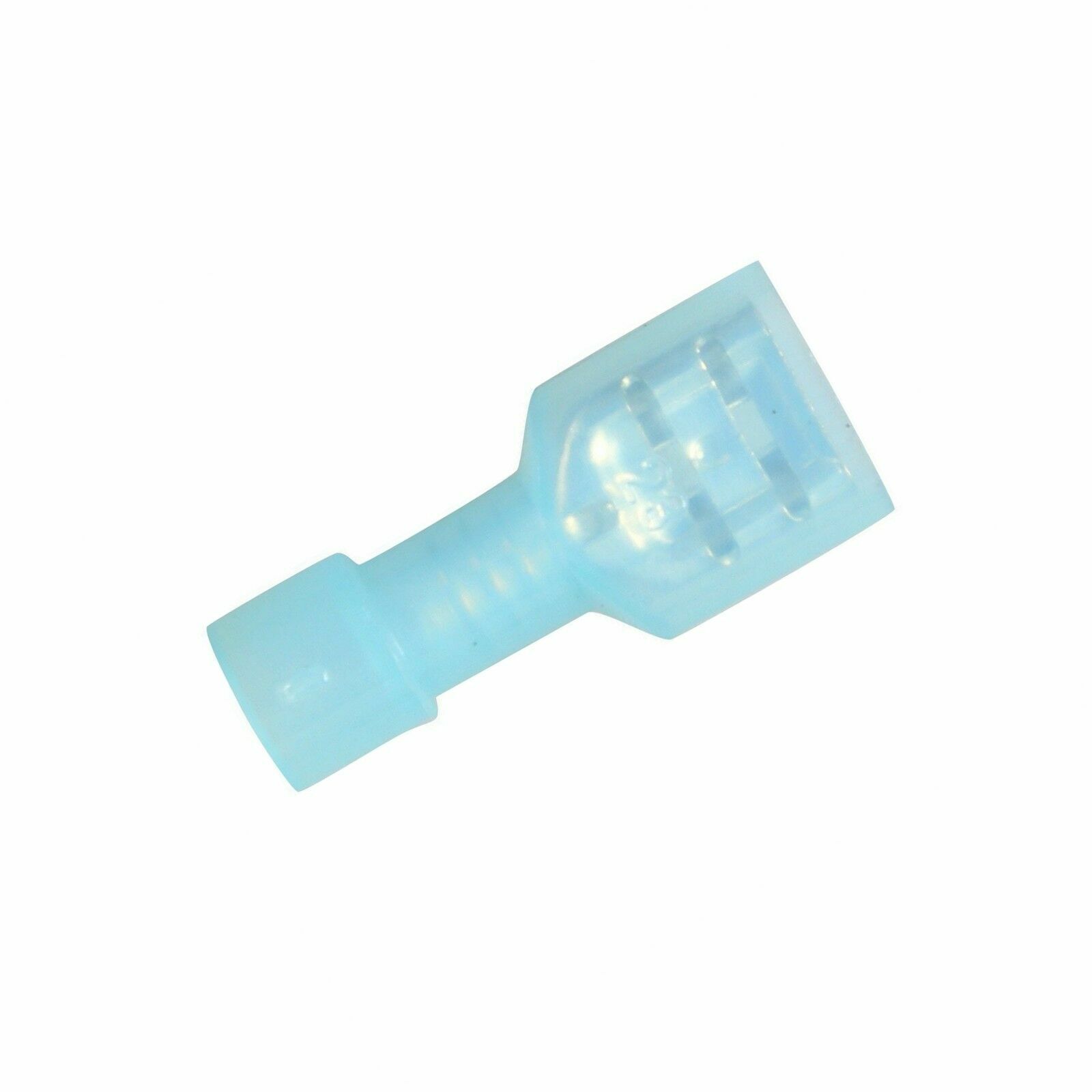 300Pcs Blue Fully Insulate Terminals Female Electrical Spade Crimp Connectors