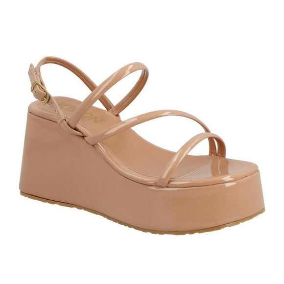 Zapatilla Mujer Kipon Plataforma beige 24