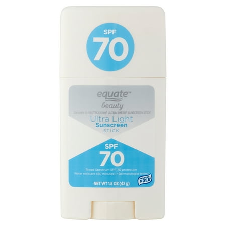 Equate Beauty Ultra Light Sunscreen Stick, SPF 70, 1.5 (Best Natural Face Sunscreen 2019)