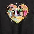 thumbnail image 3 of Disney Princess - Princesses All Together Group Heart - Valentine's Day - Boys and Girls Youth Crewneck Fleece Sweatshirt, 3 of 5