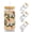 A 1Pc, variant on HIELLFQ Color Changing Christmas Cup, Cute Color Changing Glass Cup with Leakproof Lid, Glass Straw and Straw Lid for Coffee Cold Drinks Christmas Gifts A 1Pc