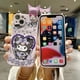 thumbnail image 5 of Sanrio Kuromi Cute Phone Cases For iPhone 15 14 13 12 11 Pro Max Mini XR XS MAX 8 X 7 SE Plus Anti-drop Soft Silicone Cover, 5 of 5