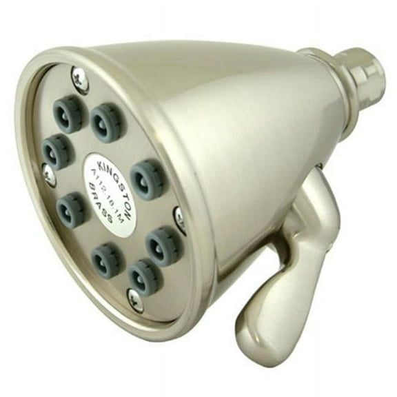 Kingston Brass  8 Spray Nozzles Power Jet Shower Head - Satin Nickel
