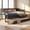 Black, variant on Afuhokles Twin Size Daybed with Trundle, Daybed with Storage Headboard, Heavy Duty Sofa Bed Frame with Pop-up Trundle for Living Room, Bedroom and Guest Room, Black