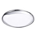 thumbnail image 2 of Placas De Ensalada Del Del Metal De La Placa De Acero Inoxidable Para Ir De Excursión El De La Comida Campestre Que Acampa 5.5 pulgadas Baoblaze Placas redondas de acero inoxidable, 2 of 8