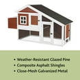 thumbnail image 7 of TRIXIE Weatherproof Wooded Backyard Chicken Coop, 2 Nesting Box Auburn Fits 2 Std Chicken, 7 of 7