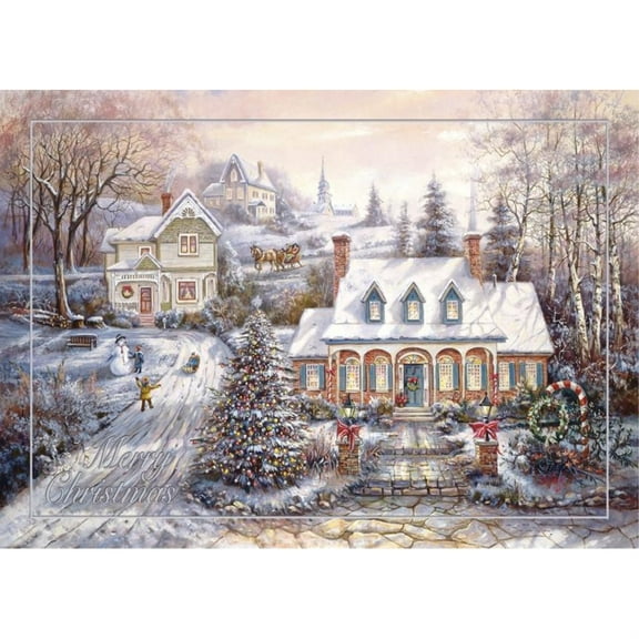 Old Fashioned Christmas - Embossed Foil