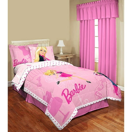 Barbie Fashion Twin Sheet Set - Walmart.com