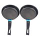 thumbnail image 1 of 2pcs Household Frying Pan Non-stick Saucepan Egg Pancake Mini Cooking Pan Omelette Steak Pan For Home Restaurant (14cm Diameter), 1 of 2