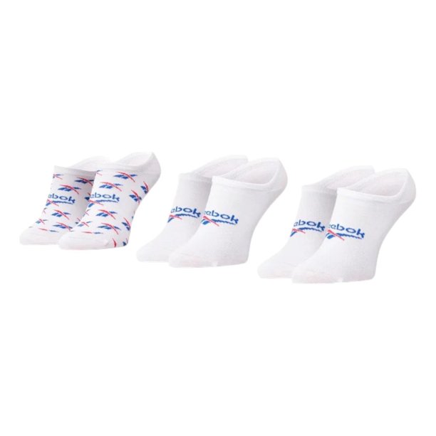 Calcetas Reebok Unisex Casual Deportivos 3 Pack Low Cut blanco XL