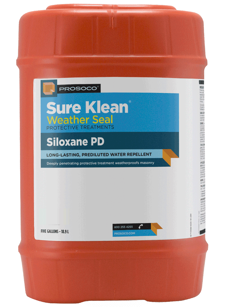 Prosoco Sure Klean Weather Seal Siloxane PD Brick Sealer