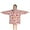 Colorful Mushroom Floral, variant on Colorful Mushroom Floral Pink Pattern Blanket Hoodies for Kids 6-13YR Oversize Wearable Blanket Hoodies for Boys Girls Teens
